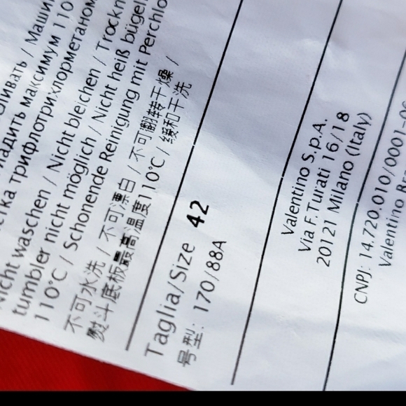 RED‎ VALENTINO LITTLE RED SKIRT - Picture 4 of 4